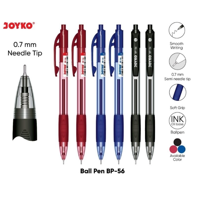 

Pena Joyko BP-56 (1pcs) 0,7mm