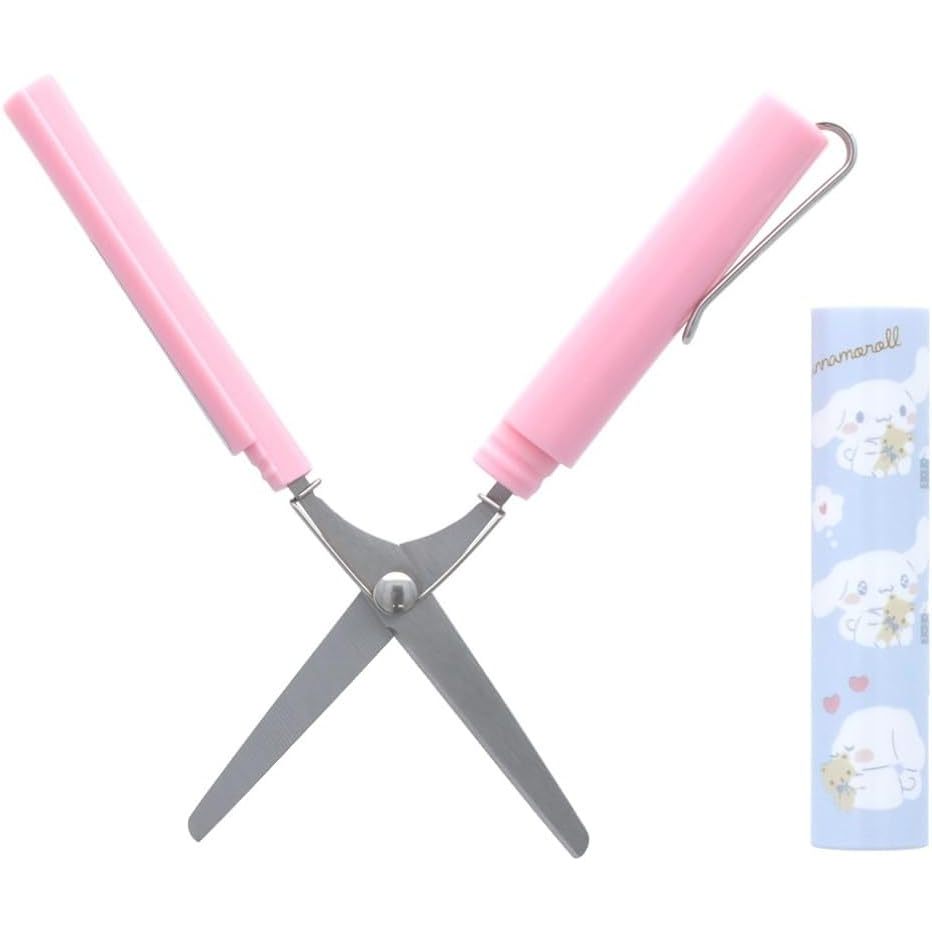 

RB Sun-Star Stickyle Compact Scissor Peanuts Snoopy Sanrio Cinnamoroll Kuromi Disney Little Mermaid