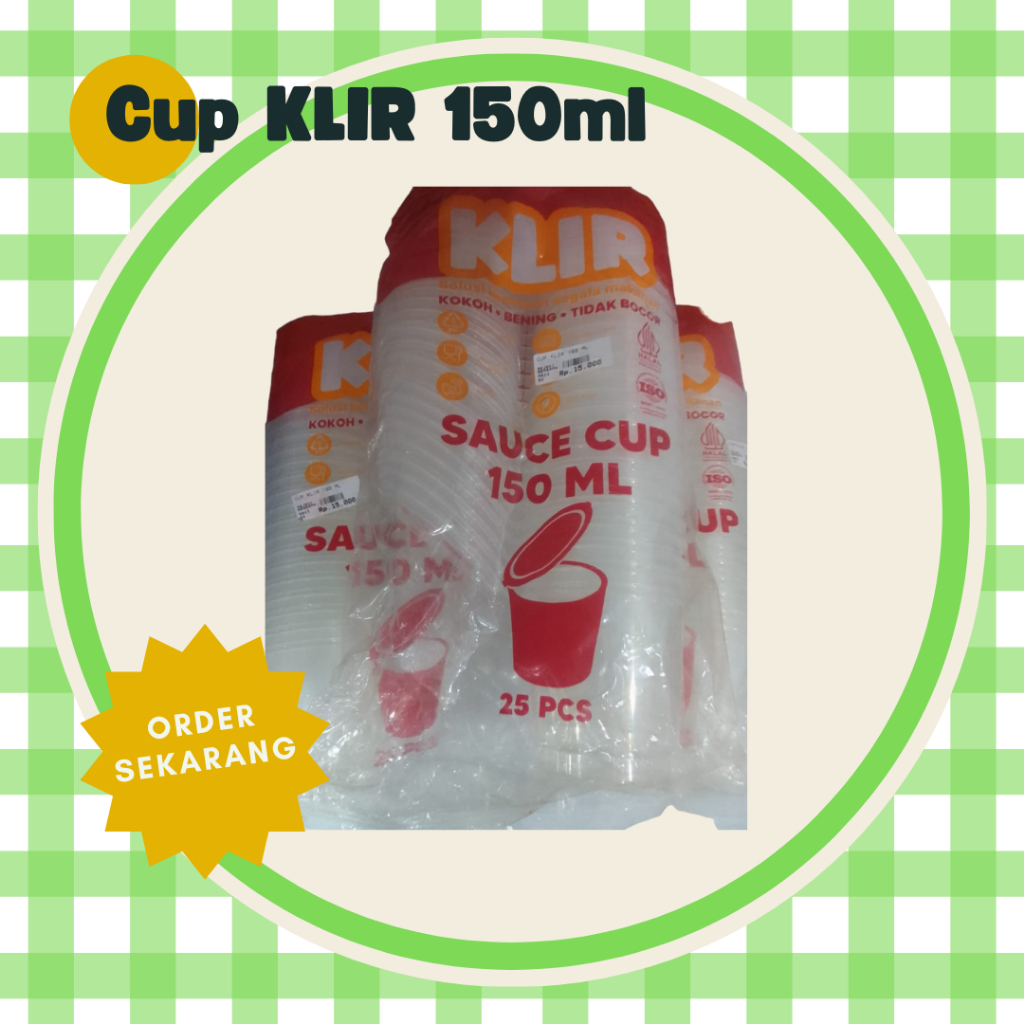 MURAH  Cup KLIR 150ml