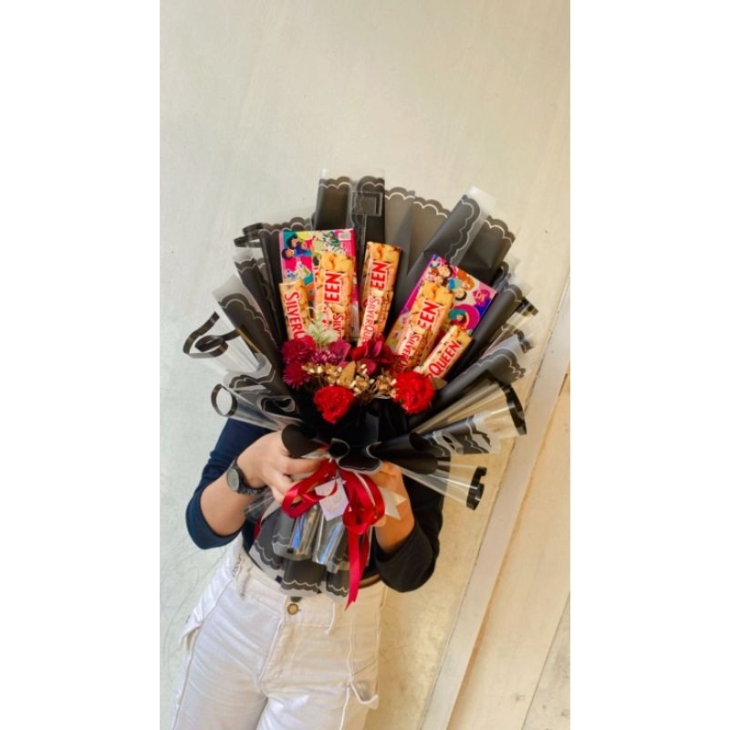 

buket Snack coklat