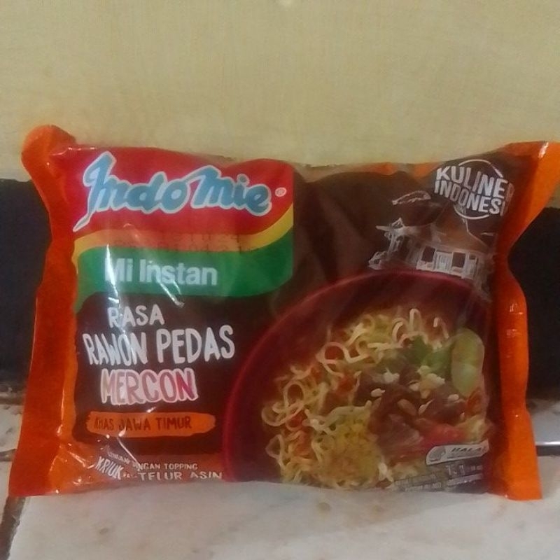 

INDOMIE RAWON PEDAS MERCON 75 GRAM