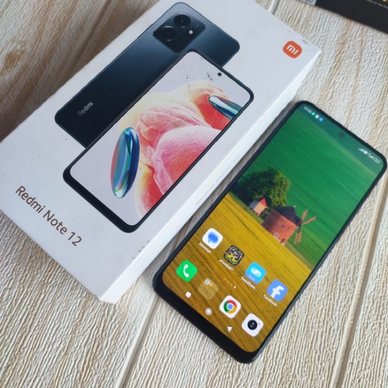 Xiaomi redmi note 12 Hp Second Ex Garansi Tam