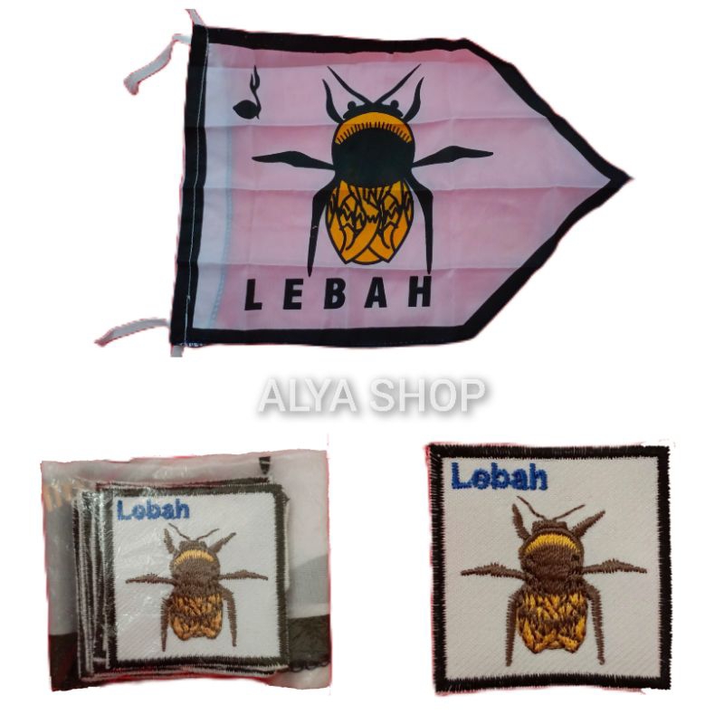 BET REGU LEBAH | Bet Tanda Regu Hewan | Tanda Regu Bordir Gambar Hewan | Badge Pramuka