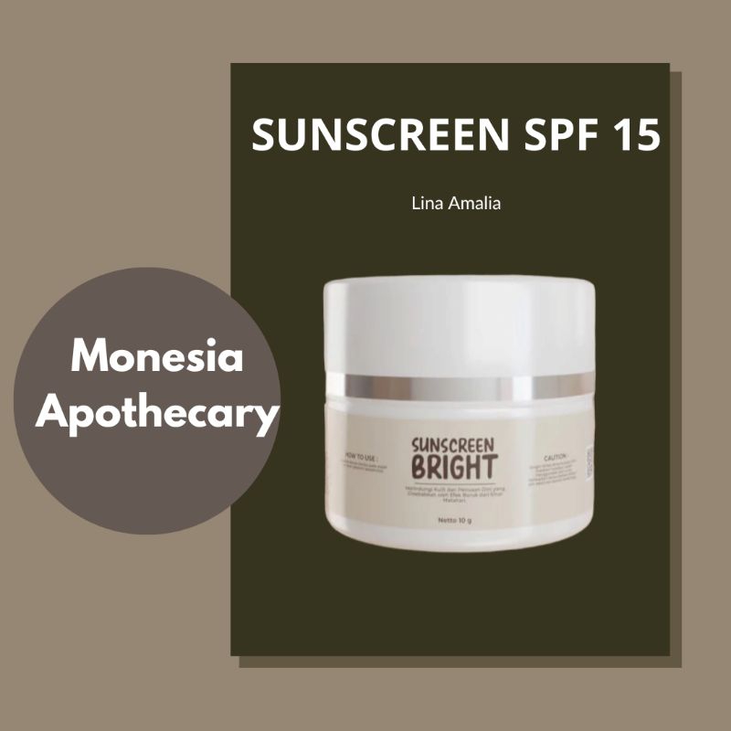 Monesia Apothecary | PSGLOW | Sunscreen Spf 15
