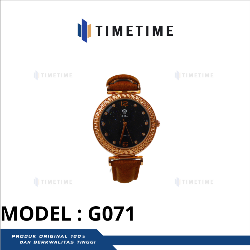 [ COD ] OMJ G071 JAM TANGAN WANITA ANTI AIR | ANALOG WATCH FASHION ORIGINAL TIDAK MUDAH RUSAK | WARN