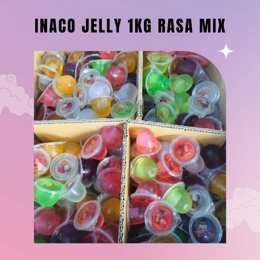 

INACO JELLY KILOAN 1 KG MURAH ENAK RASA MIX