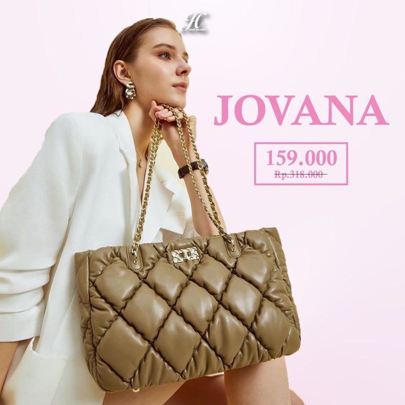 jimshoney tas wanita jovana bag shoulder bag tas besar model terbaru