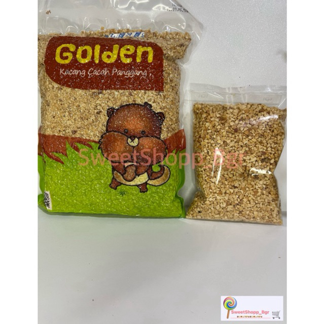 

Golden Kacang Cacah Panggang 250 gr (Kemasan Repack)