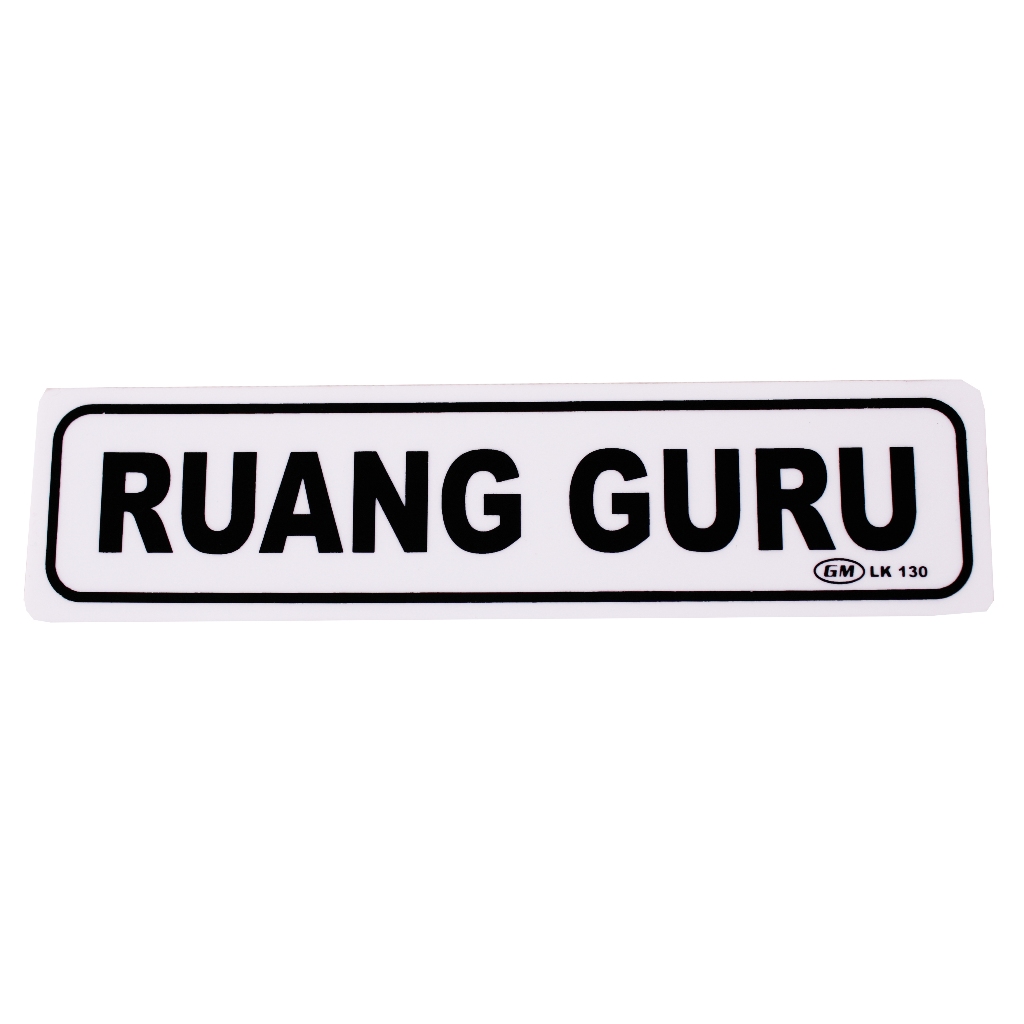 

GM LABEL RUANG GURU LK-130 KECIL