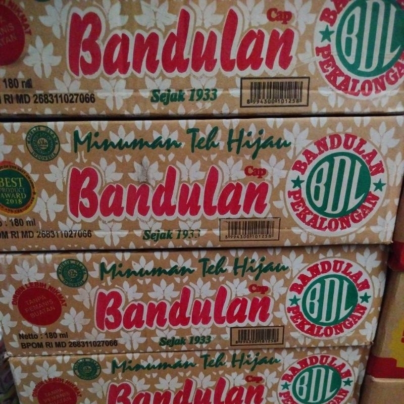 

Teh Bandulan Teh Hijau 1 dus 24 cup