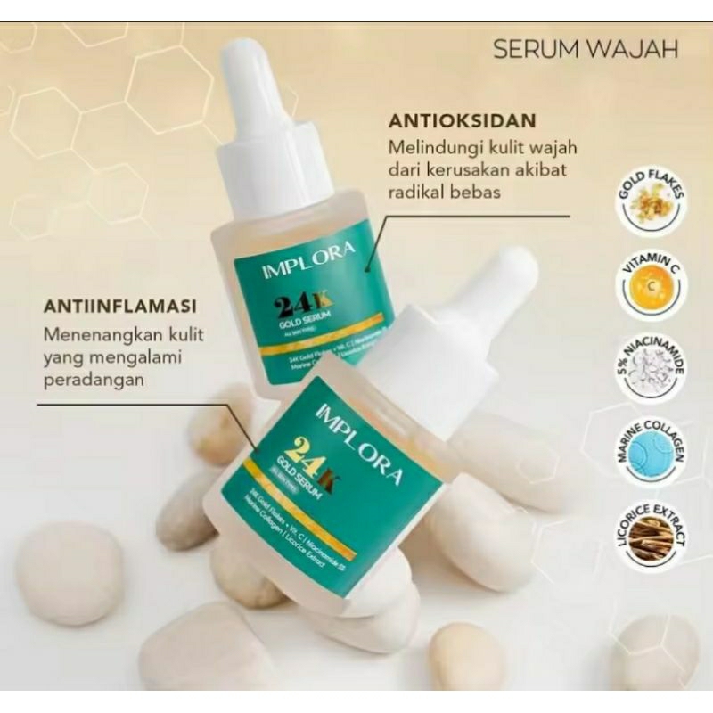 [IMPLORA] 24K GOLD SERUM/ SERUM WAJAH