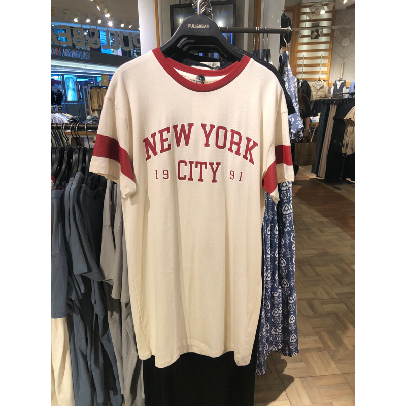 Pull&Bear dress // kaos pull&bear // t-shirt