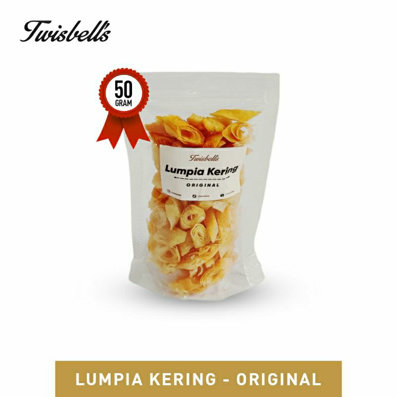 

[COD] 50 GRAM KULPI/LUMPRING/KULIT LUMPIA KERING CEMILAN ENAK GURIH RASA ORIGINAL