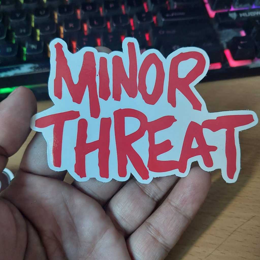 

STIKER BAND HARDCORE - MINOR THREAT