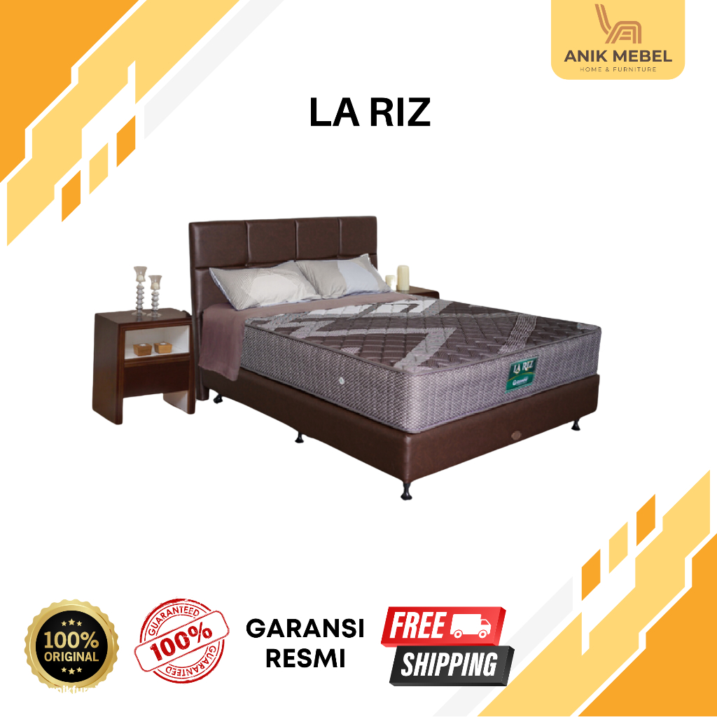 Springbed Guhdo La Riz All size Garansi resmi - Anik Mebel & Elektronik Furniture Purwodadi Grobogan