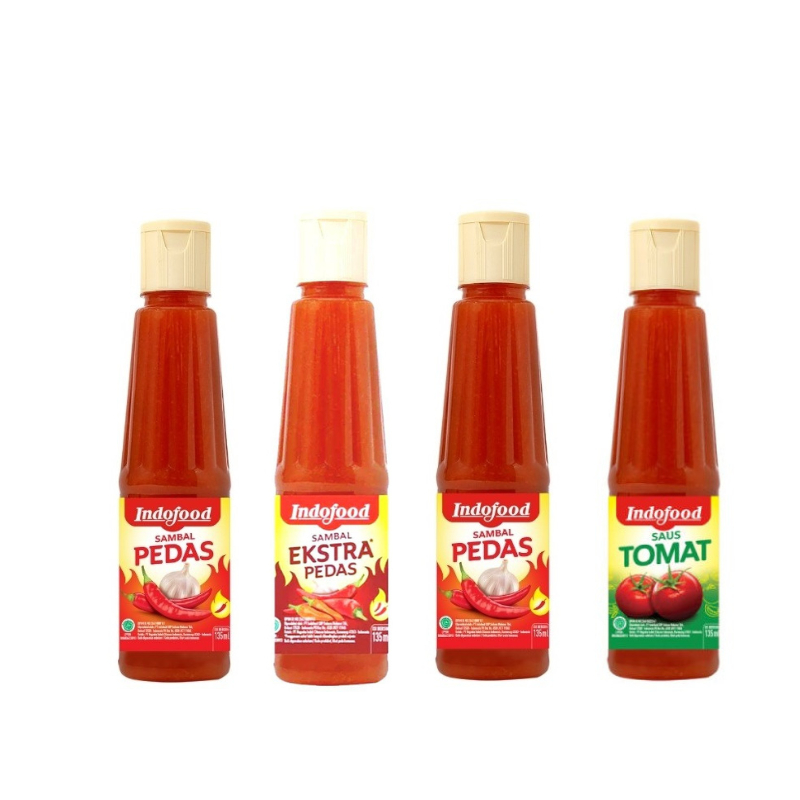 

Indofood Sambal Pedas / Saus Tomat 135ml