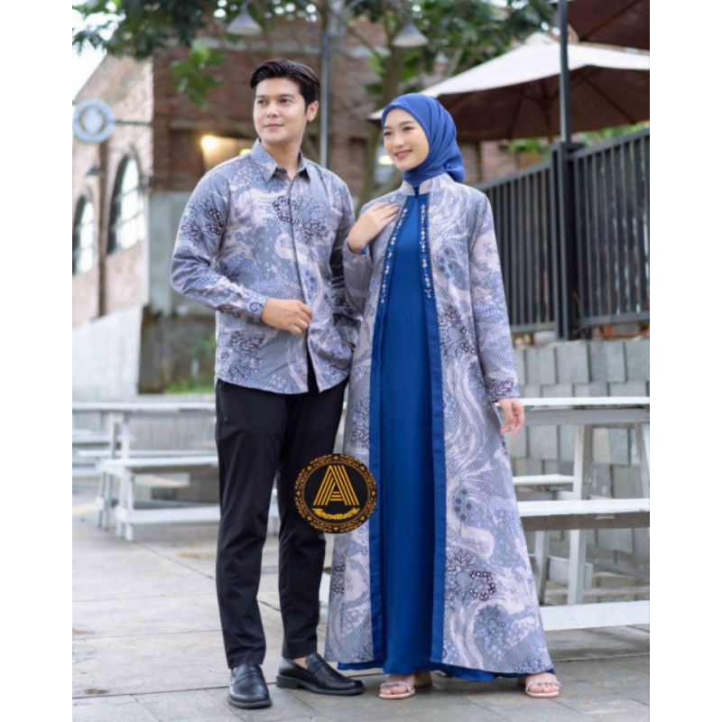 COUPLE GAMIS ALISIA WISUDA TUNANGAN LAMARAN