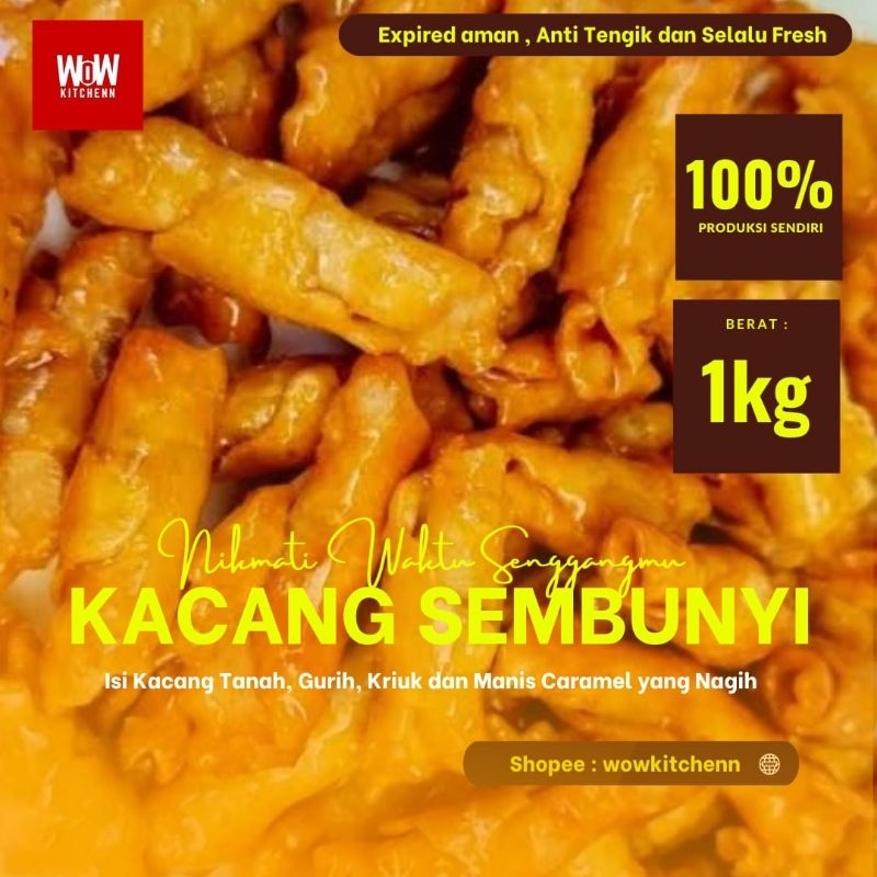 

KACANG SEMBUNYI 1KG /Snack/Snack Time by wowkitchenn