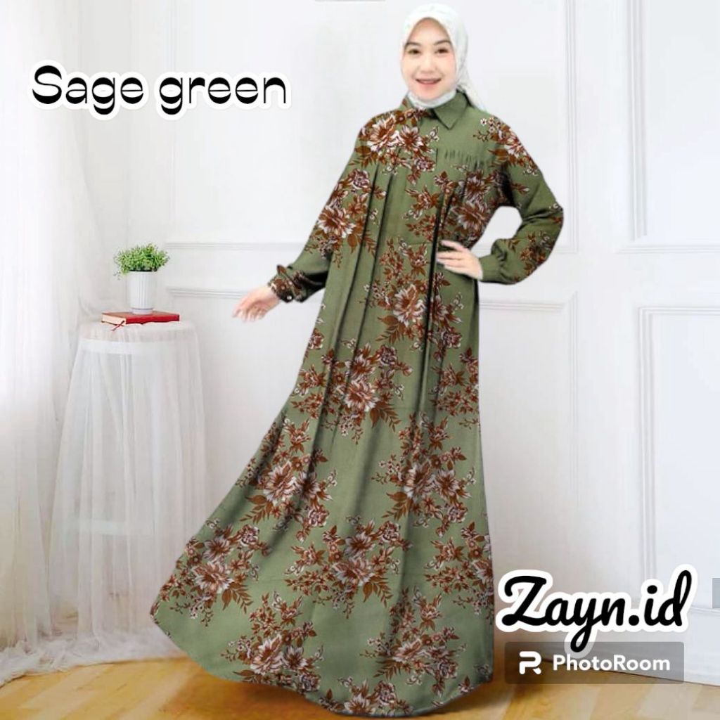 GAMIS MARVELA HITAM /* BAJU GAMIS WANITA  - GAMIS SOGAN RENDA REMPEL DAILY BUSUI