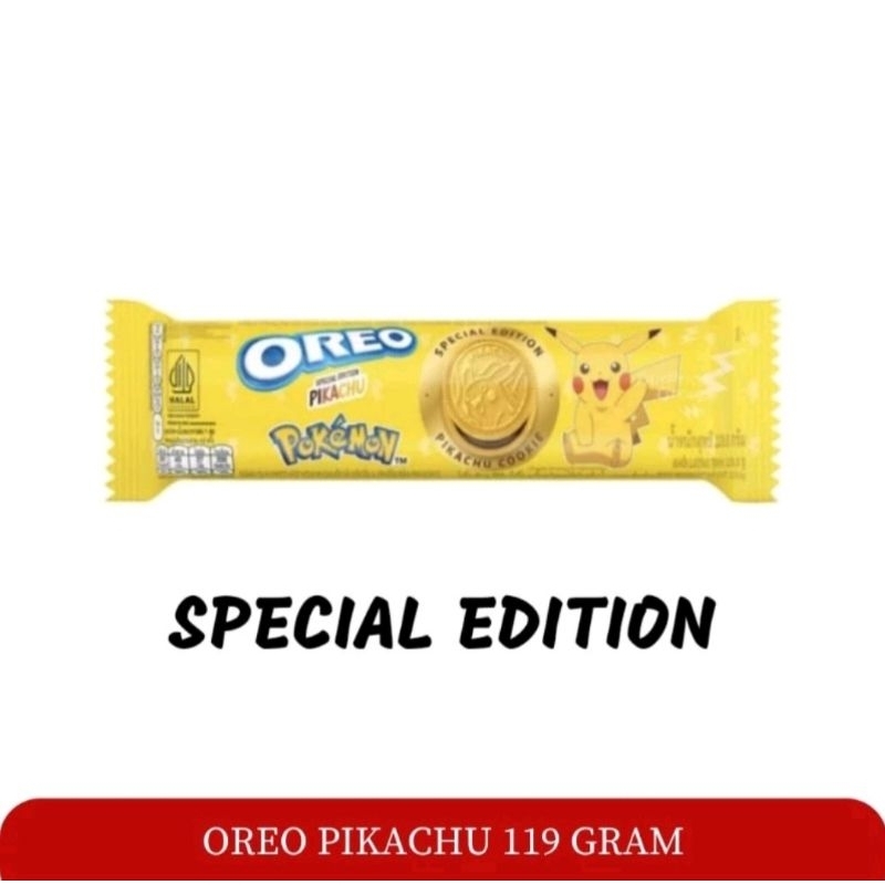 

Oreo Pokemon Special Edition Oreo Pikachu Choco Banana Limited 119,6 gr