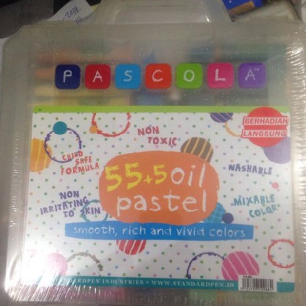 

Pasti murah Crayon krayon pascola 55 warna 8PT