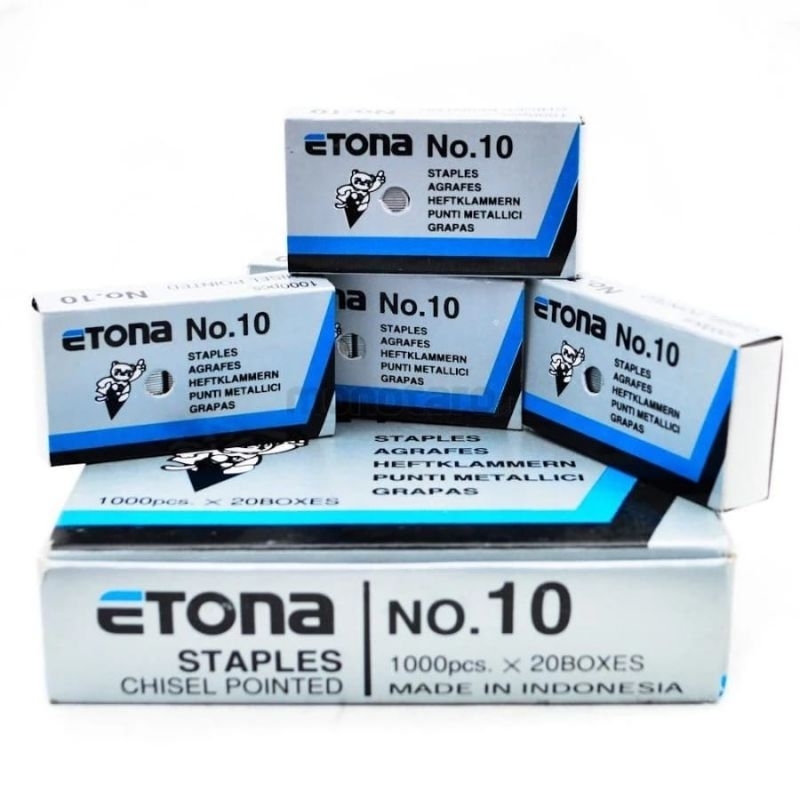 

1 Pcs Staples Etona No 10 | Anak Hekter Stapler
