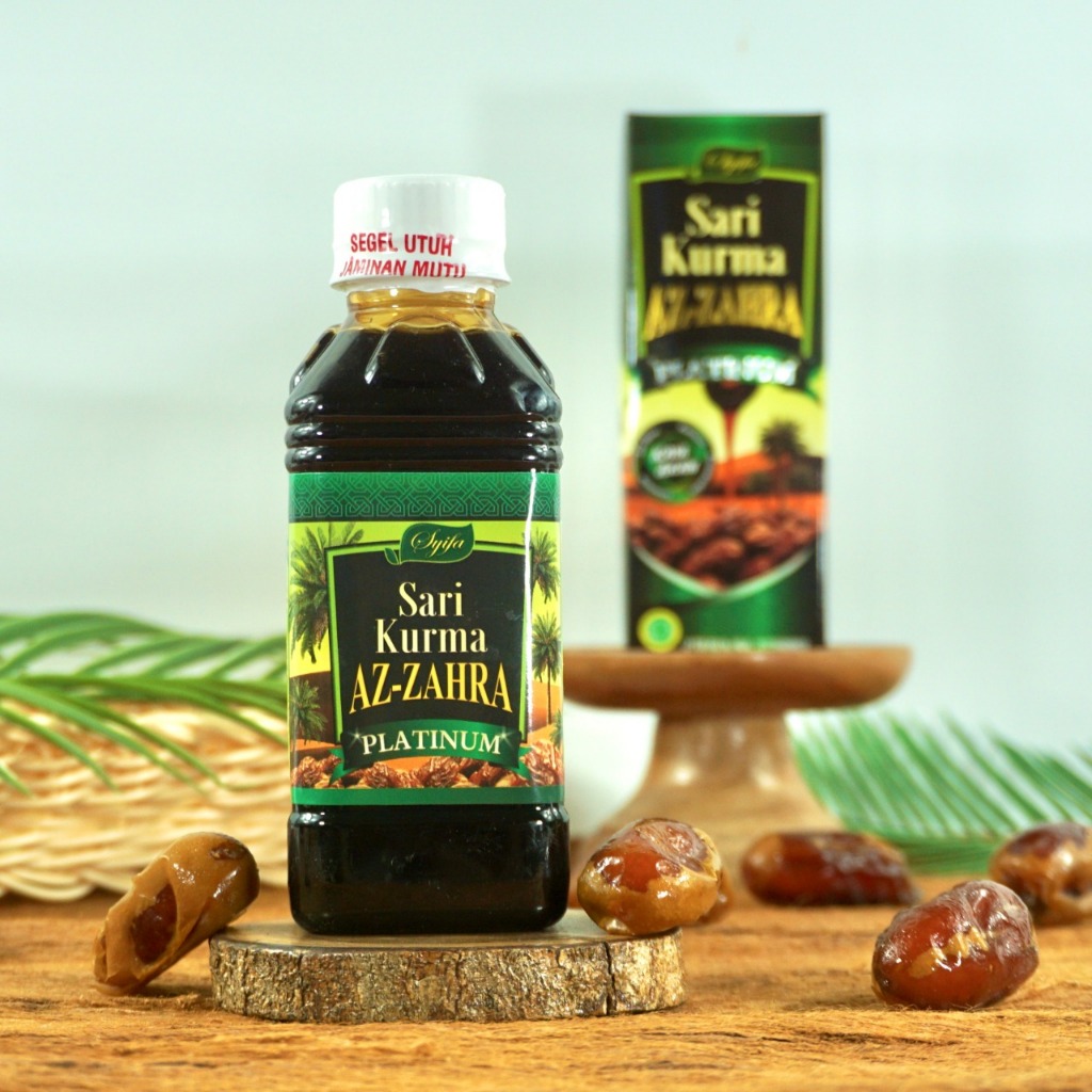 

Sari Kurma Az Zahra Platinum dan Reguler 330gr | Sari Kurma 100% Tanpa Glukosa dan Fruktosa