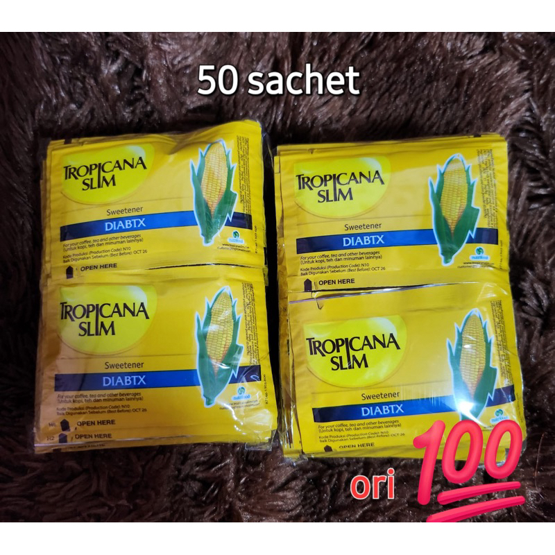 

Tropicana Slim Diabtx isi 50 Sachet exp 2027