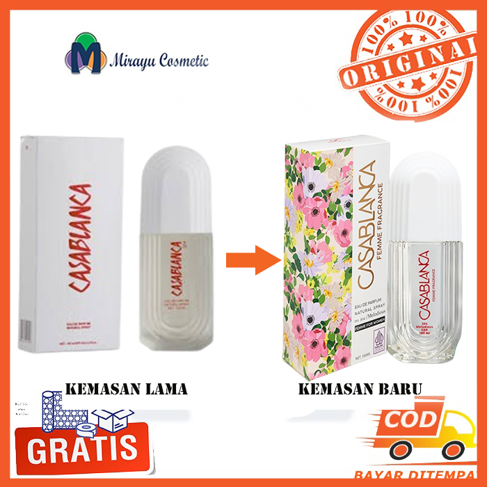 Casablanca Eau De Parfum EDP Casablanca 304 White 100 Ml Putih Parfume Parpum Minyak Wangi