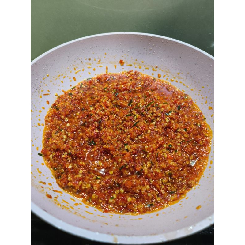 

Sambal bawang / sambal geprek / sambal penyet / sambal balado