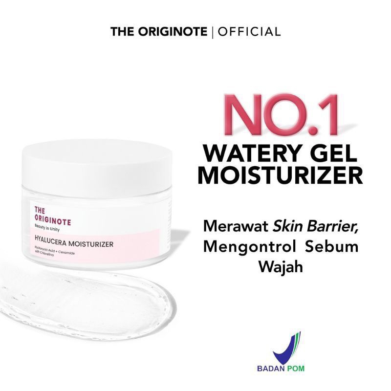 (PROMO SPESIAL) THE ORIGINOTE Hyalucera Moisturizer Gel 50ml - Originote Pelembab wajah - Moisturize
