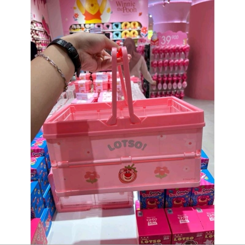 Official BALI MINISO Tempat Sabun Tempat Sikat Gigi Storage Lotso Shower Candy Tempat Penyimpanan Ko