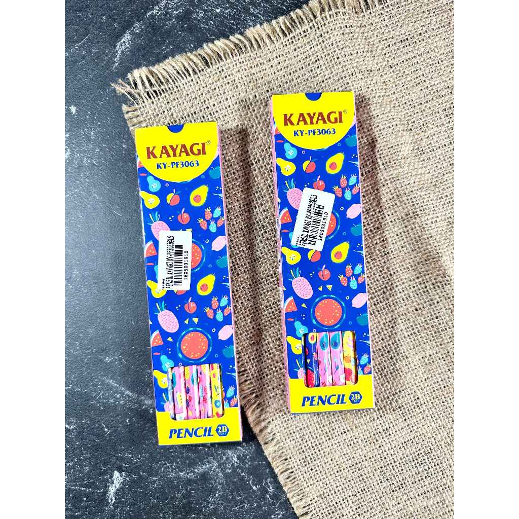 

Pensil Kayagi 2B KY-PF3063 / Pensil Kayagi / 2B 1 Box 12 Pcs