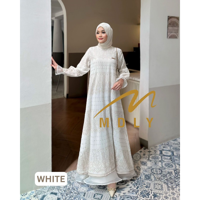 YAMEENA DRESS MDLY | DRESS EDISI LEBARAN IED 2024 | DRESS RAYA MDLY | DRESS ORGANZA MDLY