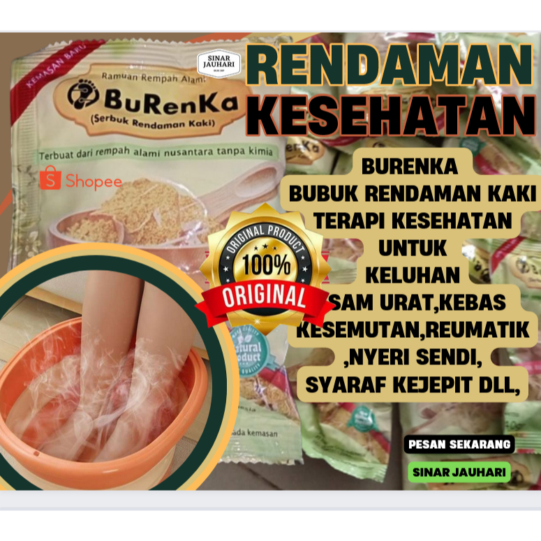 Burenka Original Ramuan Serbuk Rendaman Kaki