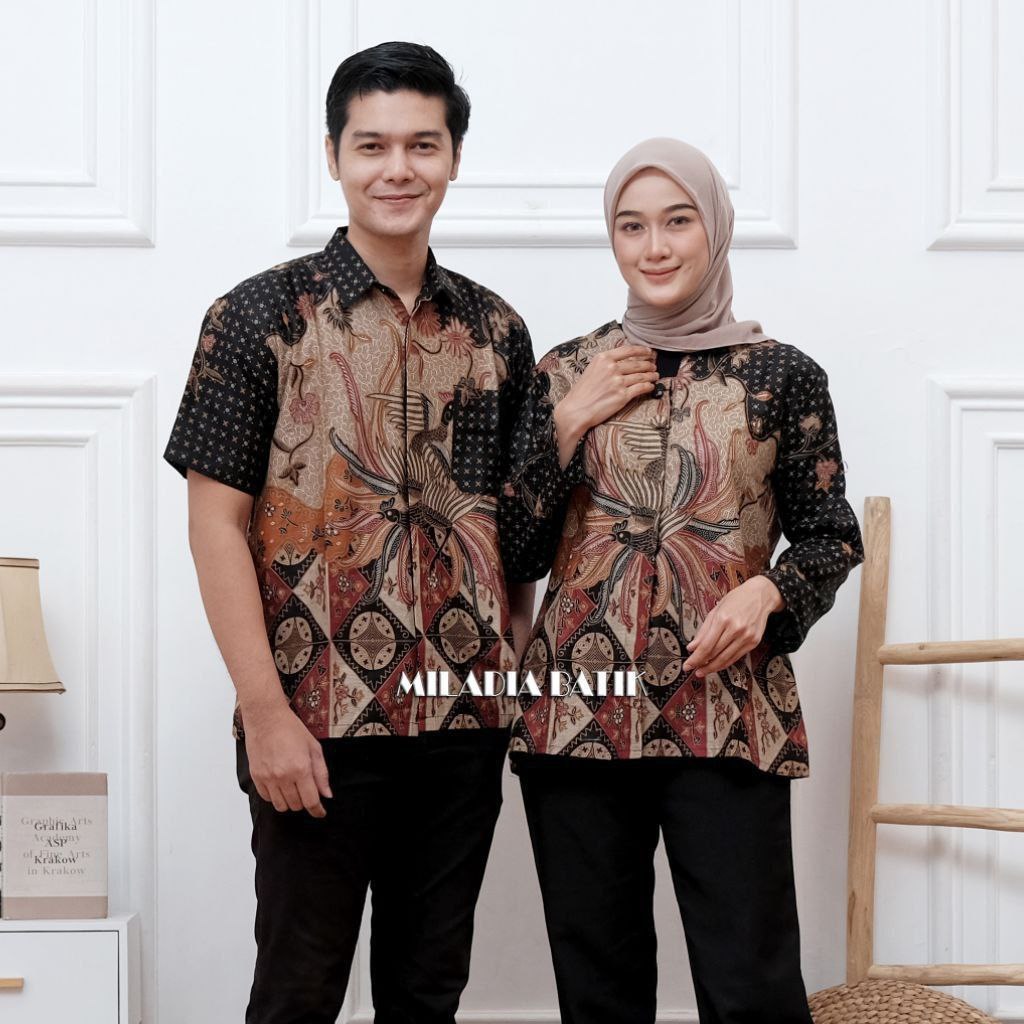 ORI MAN STORE - BATIK PREMIUM - BATIK COUPLE PRIA WANITA BAJU KONDANGAN - KAIN KATUN
