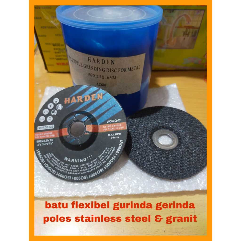 Batu Flexibel gurinda gerinda poles stainless steel & granit