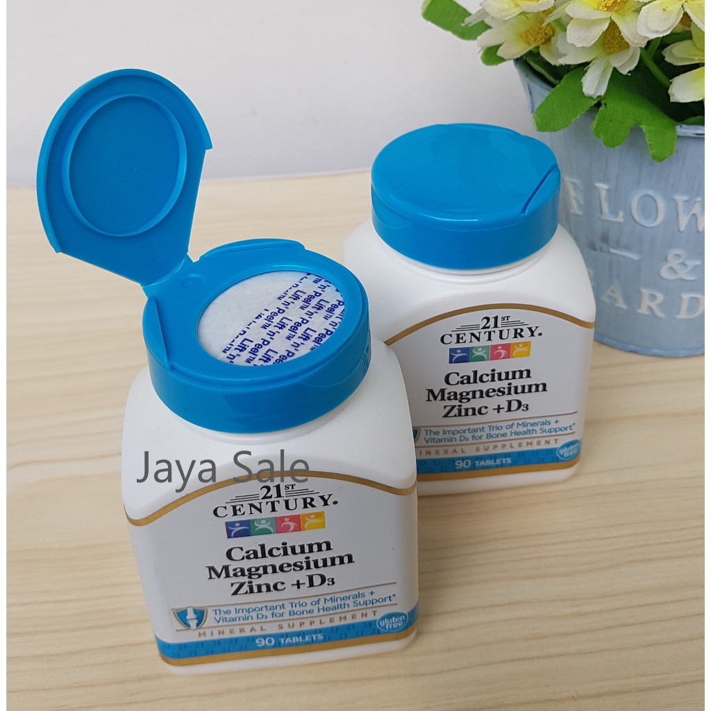 21st Century calcium magnesium zinc d3 90 tablet
