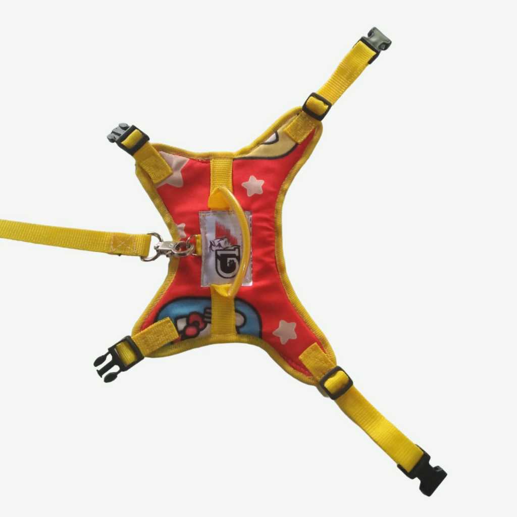 Harness Rompi Kucing Rompi Harnes + Tali Tuntun