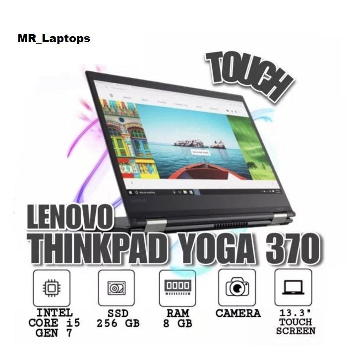 Flip 360° Touchscreen - Laptop Lenovo Thinkpad Yoga 370 Core i5 Gen 7 Ram 8GB/512GB