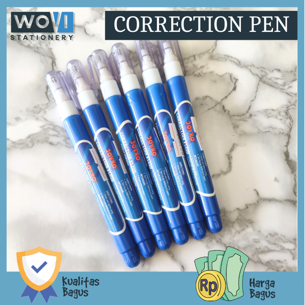 

[WOVI STATIONERY] Correction Fluid CF-S203A Joyko / Tip x Cair CF-S203A Joyko [PCS]