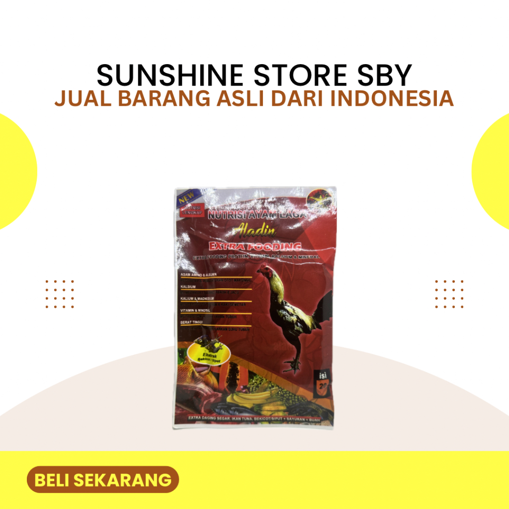 Extra fooding obat ayam jala aladin