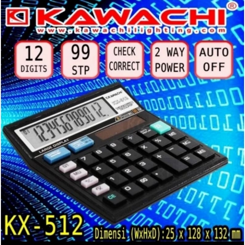 

Kalkulator 12-Digit Calculator CHECK & CORRECT CT-512