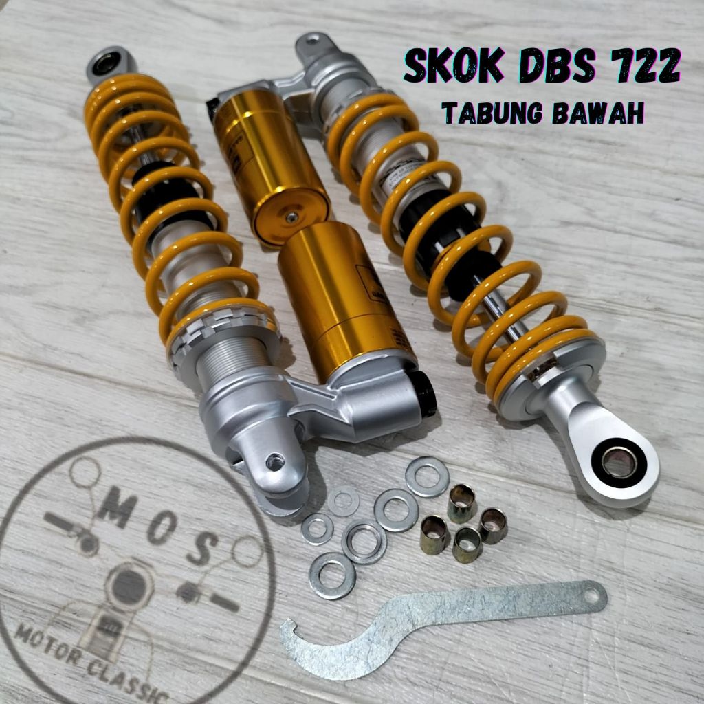Skok Shock Tabung Bawah DBS 722 340mm Tiger GL RX king Nmax