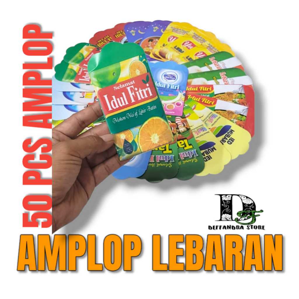 

AMPLOP LEBARAN 50 LEMBAR ANGPAU IDUL FITRI UKURAN 7X11 CM