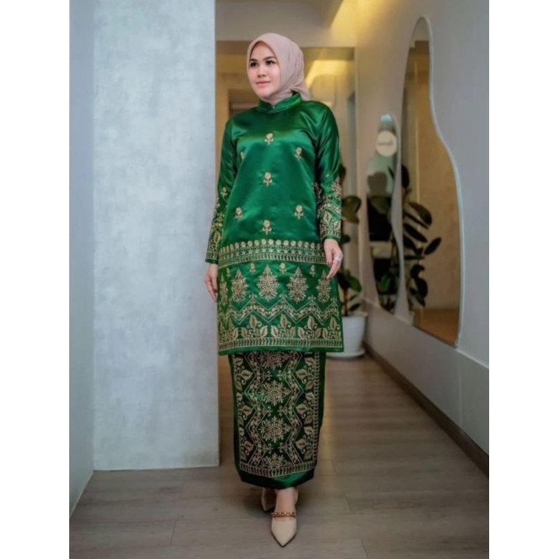 MO-NEW Set baju kurung bordir - baju kurung modern - kebaya modern - kebaya baju kurung padang - baj