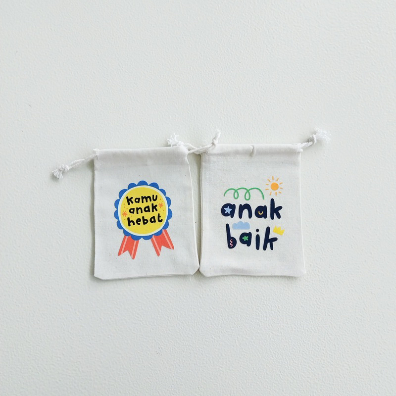 

Kantong mini seri anak baik dan hebat | kantog serbaguna | pouh lebaran