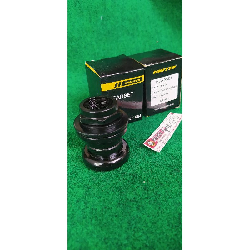 headset head kom fork standar 22.2 ulir drat united KF 664 sepeda mtb bmx balap roadbike jadul