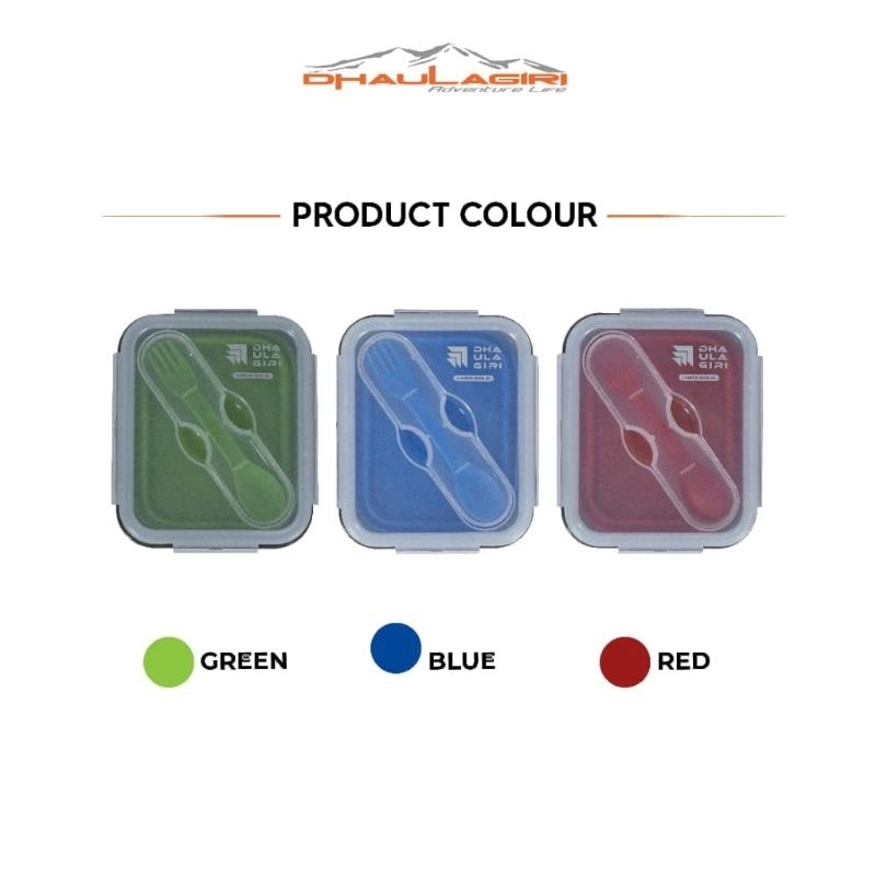 Kotak Tempat Makan Dhaulagiri - Foldable Lunch Box 01 Dhaulagiri - Lunch Box Silicone 600ml