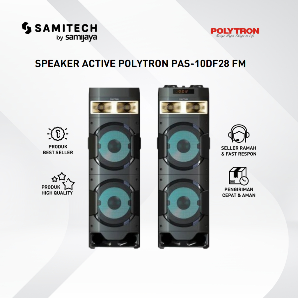 SPEAKER ACTIVE POLYTRON PAS-10DF28 / PAS 10DF28 FM RADIO
